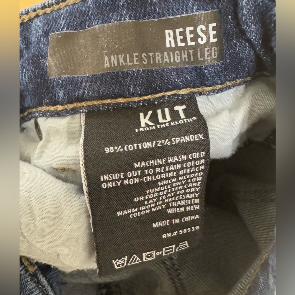 Kut From The Kloth Reese Ankle Straight Leg - Picture 9 of 11